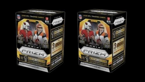 2020 Panini Prizm Football Fanatics Blaster Box Orange Ice