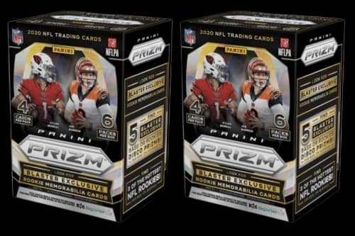 2020 Panini Prizm Football Blaster Box Disco 2x Lot