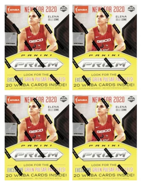 2020 Panini Prizm WNBA Blaster Box 20 ct. 4x Lot