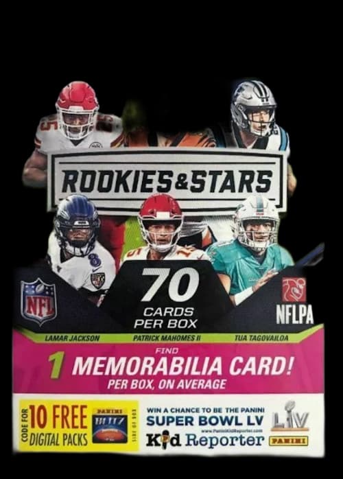 2020 Panini Rookies & Stars Football Blaster Box