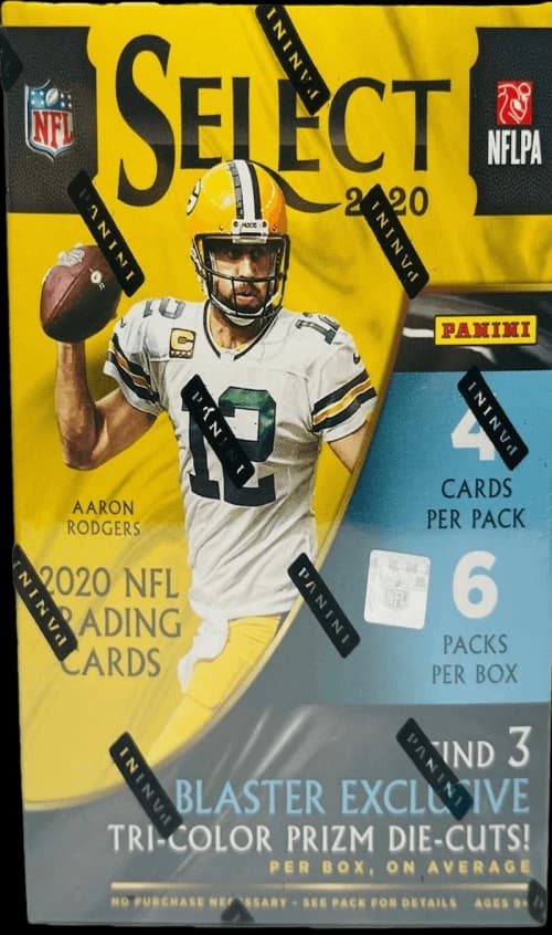 2020 Panini Select Football Blaster Box (Tri-Color Die-Cuts)