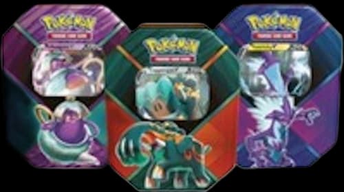 2020 Pokemon TCG Galar Challengers Tin Polteageist V/Copperajah V/Toxtricity V Lot