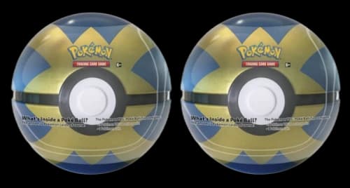Pokémon TCG Quick Ball Tin 2X Lot