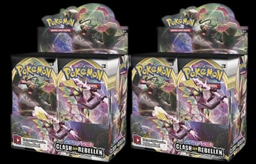 Pokémon TCG Schwert & Schild Clash der Rebellen Booster Box 2x Lot