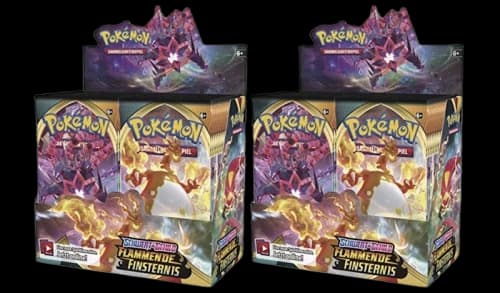 Pokémon TCG Schwert & Schild Flammende Finsternis Booster Box 2x Lot