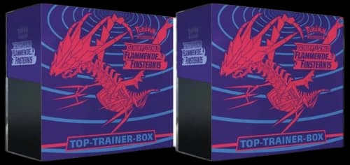 Pokémon TCG Schwert & Schild Flammende Finsternis Top Trainer Box 2x Lot