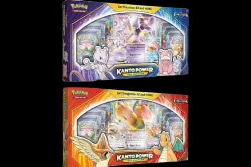 2020 Pokémon TCG XY Evolutions Kanto Power Collection Mewtwo-EX & Dragonite-EX Bundle