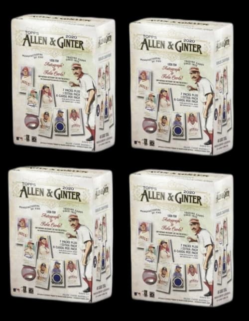 2020 Topps Allen & Ginter Baseball Blaster Box 4x Lot