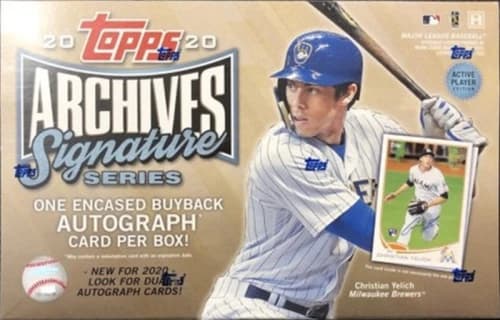 2020 Topps Archives Siganture Series Baseball Hobby Box