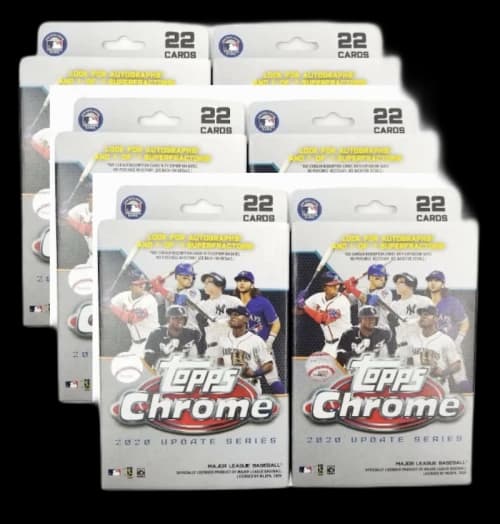2020 Topps Chrome Update Baseball Hanger Box 6x Lot