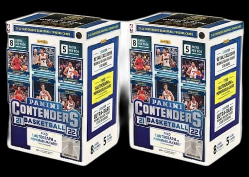 2021-22 Panini Contenders Basketball Blaster Box (40 Count) 2x Lot