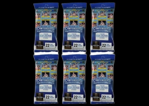 2021-22 Panini Contenders Basketball Fat Pack 6x Lot