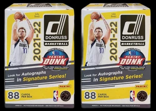 2021-22 Panini Donruss Basketball Blaster Box 2x Lot