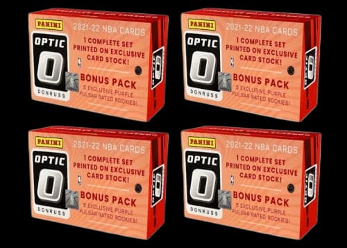 2021-22 Panini Donruss Optic Basketball Complete Box Set 4x Lot
