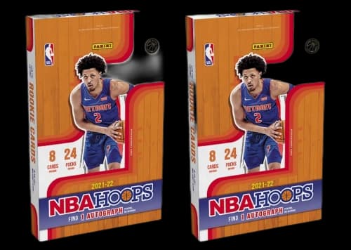 2021-22 Panini NBA Hoops Basketball Hobby Box 2x Lot