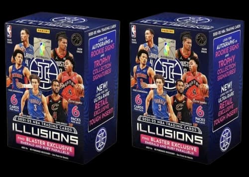 2021-22 Panini Illusions Basketball Blaster Box 2x Lot
