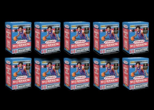 2021-22 Panini Prizm Basketball Fanatics Exclusive Blaster Box (Green Wave Prizms) 10x Lot
