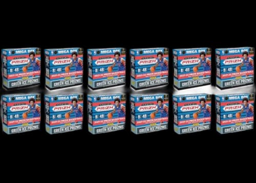 2021-22 Panini Prizm Basketball Fanatics Exclusive Mega Box (Green Ice Prizms) 12x lot