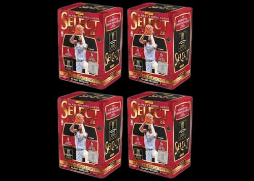 2021-22 Panini Select Basketball Blaster Box (Flash Prizms) 4x Lot