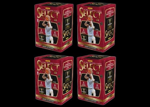 2021-22 Panini Select Basketball Fanatics Exclusive Blaster Box (Green Ice Prizms) 4x Lot