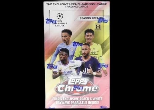 2021-22 Topps Chrome UEFA Champions League Soccer Hobby Lite Box