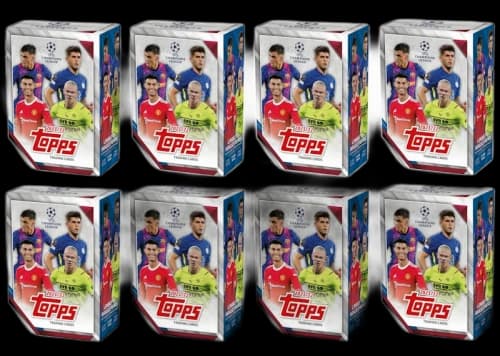 2021-22 Topps UEFA Champions League Collection Soccer Blaster Box 8x Lot