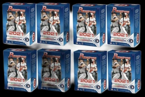 2021 Bowman Baseball Blaster Box 8x Lot