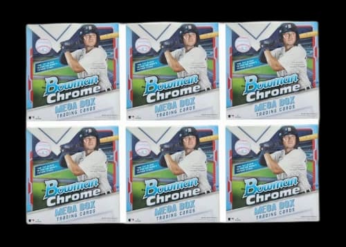 2021 Bowman Chrome Baseball Mega Box 6x Lot