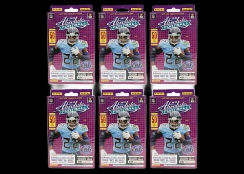 2021 Panini Absolute Football Hanger Box 6x Lot