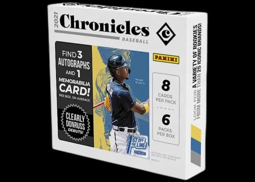 2021 Panini Chronicles Baseball 1st Off The Line Box