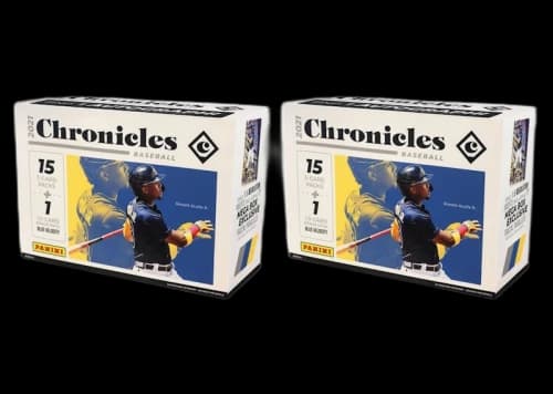 2021 Panini Chronicles Baseball Mega Box 2x Lot (Blue Velocity)