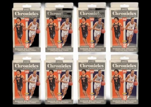 2021 Panini Chronicles Draft Picks Collegiate Basketball Hanger Box 8x Lot