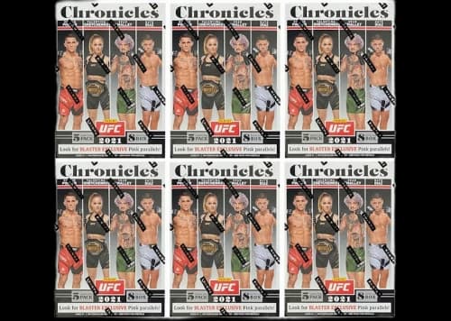 2021 Panini Chronicles UFC Blaster Box 6x Lot