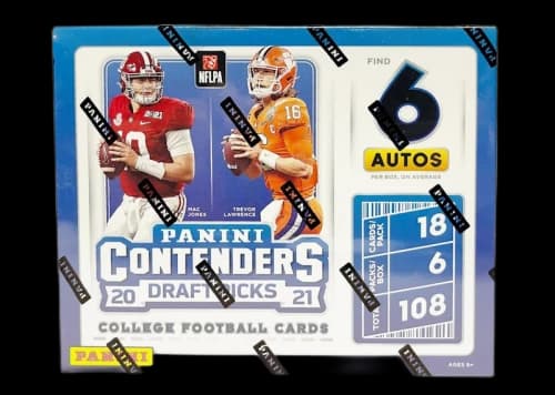 2021 Panini Contenders Draft Picks College Football 1st Off The Line Hobby Box