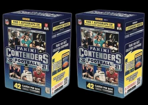 2021 Panini Contenders Football Blaster Box 2x Lot