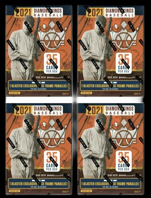 2021 Panini Diamond Kings Baseball Blaster Box 4x Lot