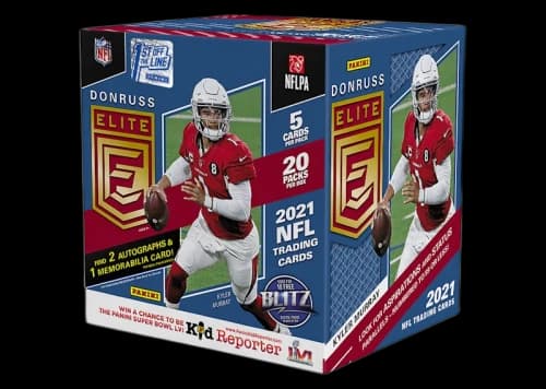 2021 Panini Donruss Elite Football 1st Off The Line Hobby Box