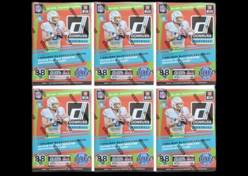 2021 Panini Donruss Football Blaster Box (Holiday Exclusive) 6x Lot