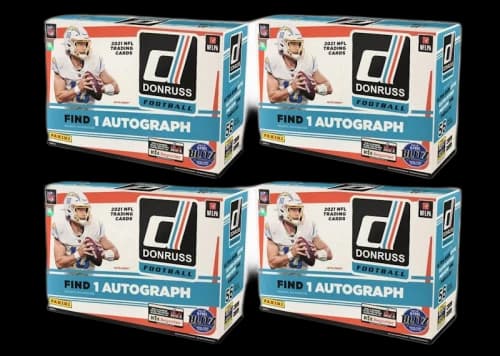 2021 Panini Donruss Football Mega Box 4x Lot