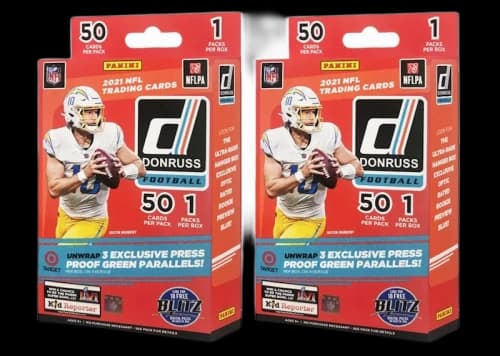 2021 Panini Donruss Football Target Exclusive Hanger Box 2x Lot