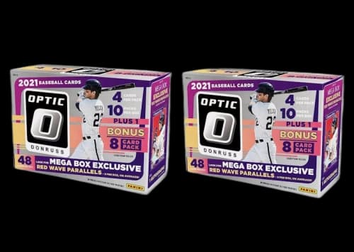2021 Panini Donruss Optic Baseball Mega Box (Red Wave Parallels) 2x Lot