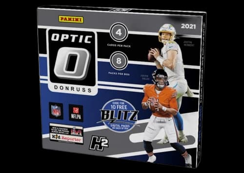 2021 Panini Donruss Optic Football H2 Hobby Hybrid Box