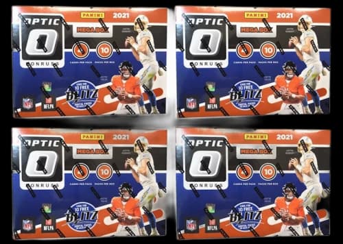 2021 Panini Donruss Optic Football Mega Box (Bronze Parallels) 4x Lot