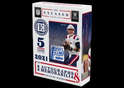 2021 Panini Encased Football 1st Off The Line Box