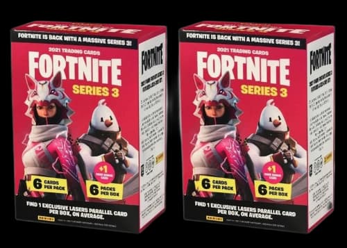 2021 Panini Fortnite Series 3 Blaster Box 2x Lot