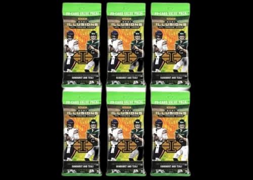 2021 Panini Illusions Football Fat Pack 6x lot