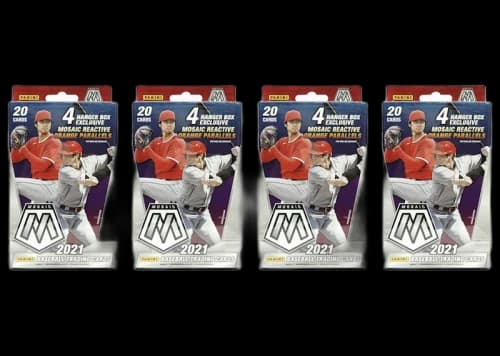 2021 Panini Mosaic Baseball Hanger Box 4x Lot