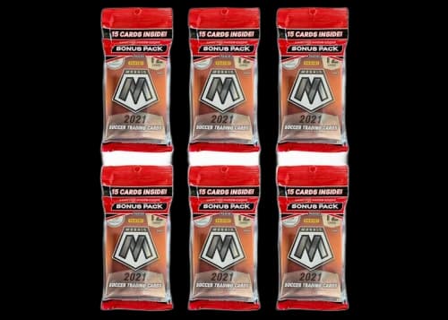 2021 Panini Mosaic UEFA Euro Soccer Cello Pack 6x Lot