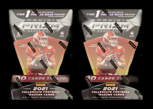2021 Panini Prizm Draft Picks College Football Blaster Box 2x Lot