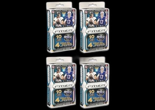 2021 Panini Prizm Football Hanger Box (Light Blue Prizms) 4x Lot